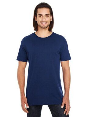Threadfast Men's Pigment-Dye Short-Sleeve Navy Blue T-Shirt